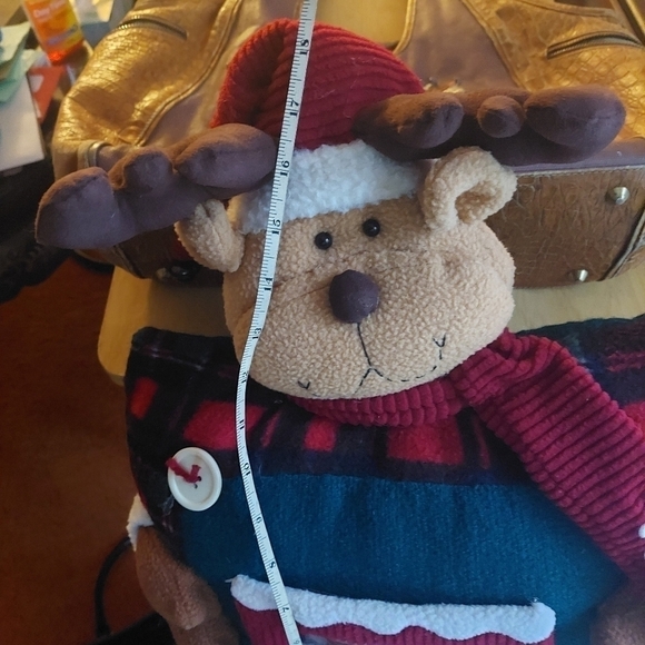 Vintage* Teddy Bear Cushion with Pocket Window - Picture 8 of 8